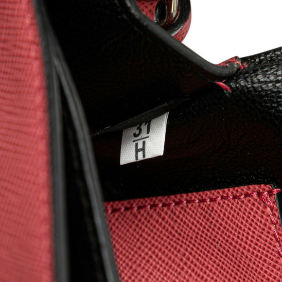 PRADA Pink Leather Saffiano Shoulder Bag - Picture 8 of 11